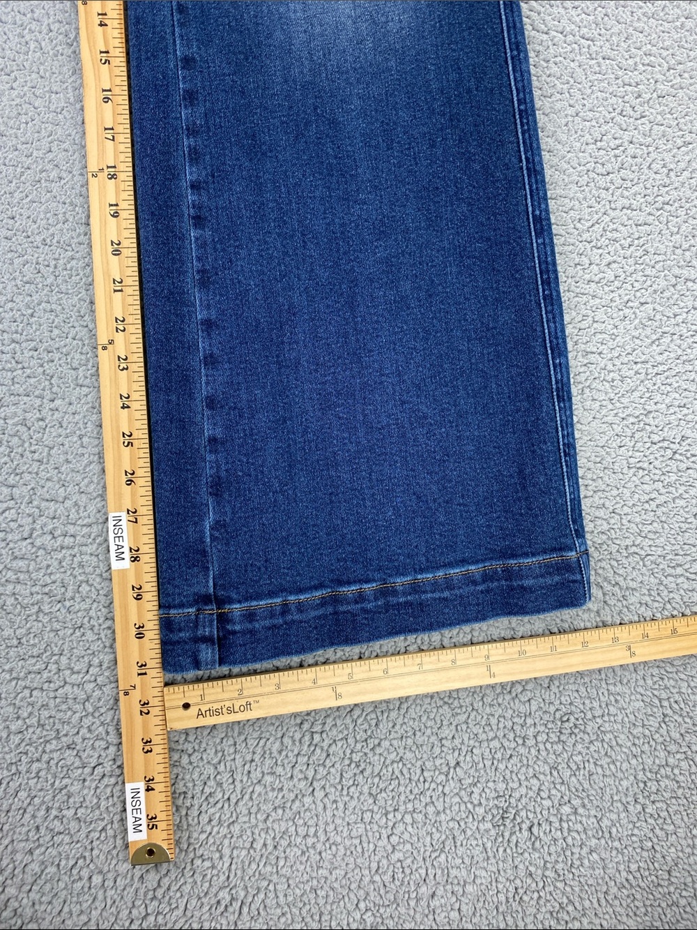 Judy Blue Women High Rise Wide Leg Dark Wash Tummy Control Jeans | Size: 11/30 - Picture 12 of 15
